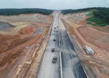 Ilustrasi: Proyek Tol Trans Sumatera ruas Pekanbaru-Dumai. Foto: Net