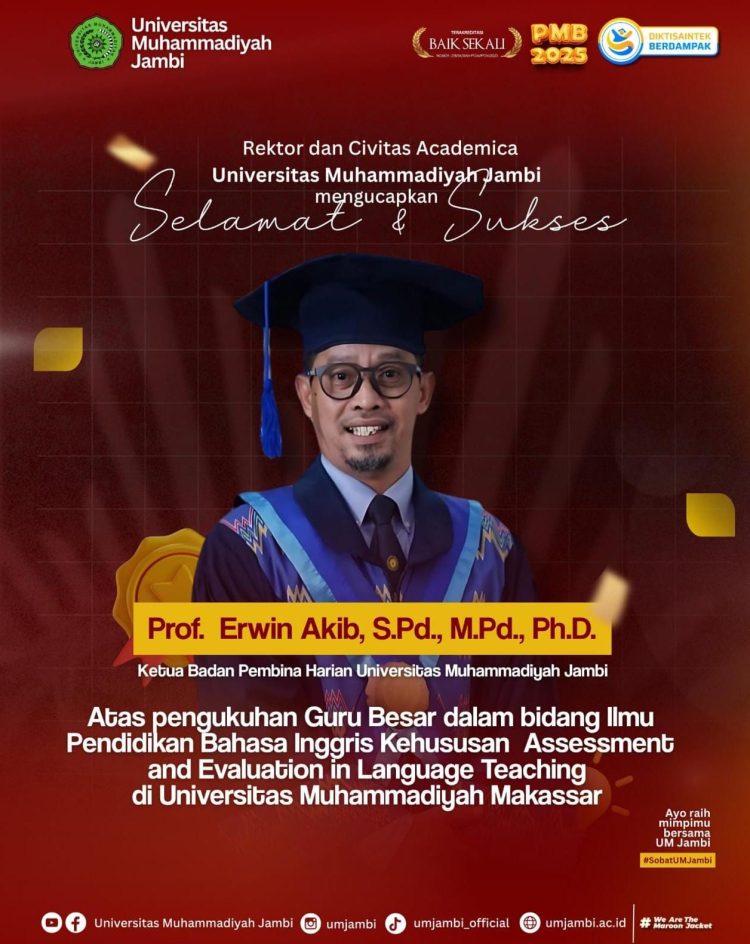 Erwin Akib: Mutiara dari Timur yang Mendidik dan Terdidik