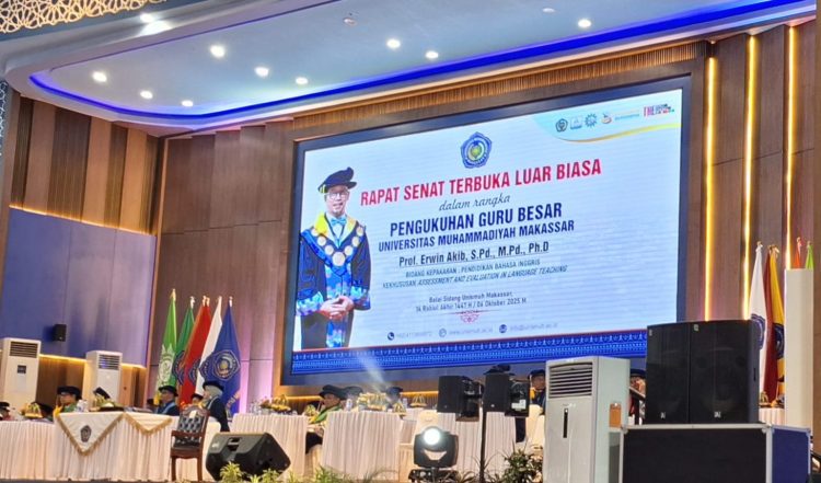 Kabar Bahagia Datang dari UM Jambi, Prof. Erwin Akib, Ph.D Dikukuhkan Sebagai Guru Besar di Unismuh Makassar
