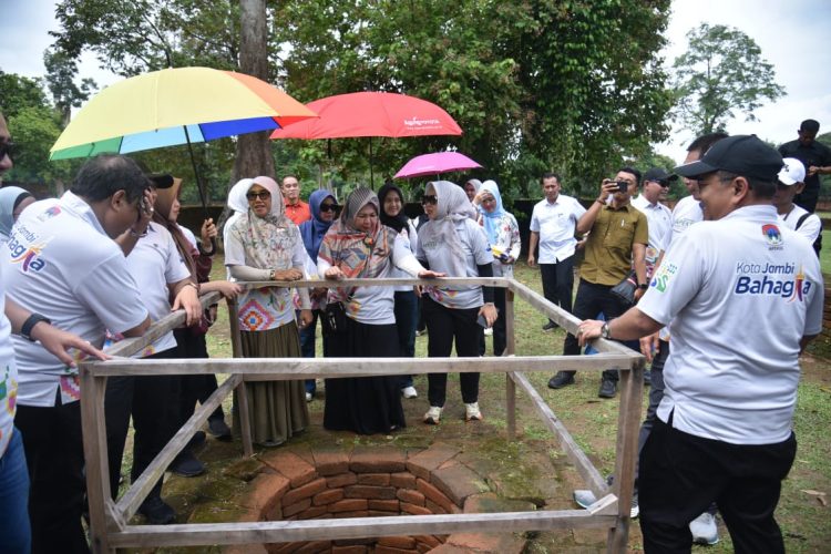 Kepala Daerah Muskomwil II APEKSI Diajak Visitasi Lapangan ke IPAL Komunal dan KCBN Candi Muaro Jambi